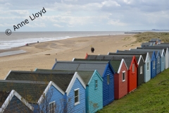 S04 Southwold beach huts and beach